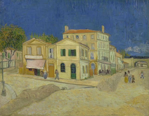 La casa amarilla por Vincent van Gogh